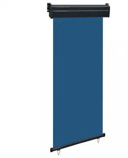 Markýzy Balkonová zástěna 80x250 cm Dekorhome Modrá