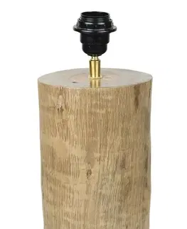 Lampy Dřevěná základna ke stolní lampě Eukalyptus - 15*13*25cm/ E27 Mars & More HLVED25
