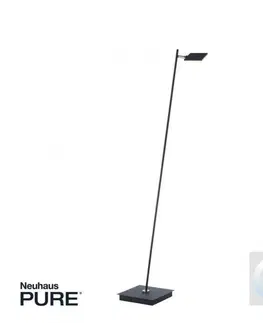 LED stojací lampy PAUL NEUHAUS PURE MIRA LED stojací svítidlo antracit, stmívatelné, nožní vypínač 2700-5000K