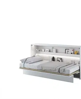 Postele Dig-net nábytek Sklápěcí postel Lenart BED CONCEPT BC-06 | 90 x 200 cm Barva: Šedá