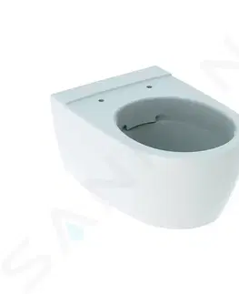 Záchody GEBERIT iCon Závěsné WC, Rimfree, s KeraTect, bílá 204060600