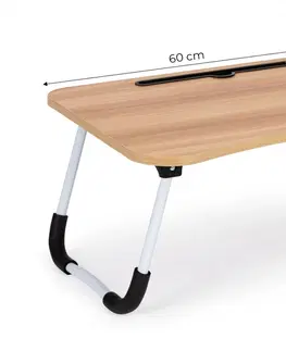 Jídelní stoly MODERNHOME Stojan na notebook Modo 60x40 cm hnědý