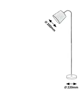 Moderní stojací lampy Rabalux stojací lampa Godric E27 1x MAX 25W černá 6639