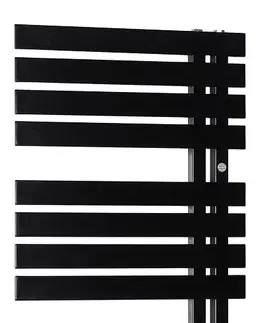 Radiátory HOPA Koupelnový radiátor POP STAR černá barva Barva radiátoru Černá, Rozměr radiátoru 600 × 1190 mm, výkon 495 W RADPOP601231