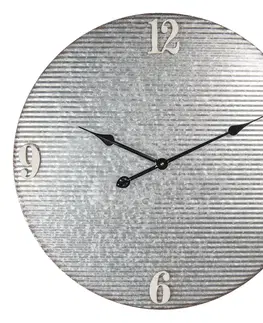 Hodiny Nástěnné kovové hodiny Balast – Ø 60*5 cm / 1*AA Clayre & Eef 6KL0621