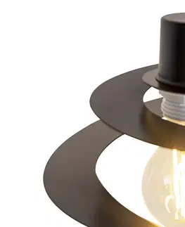 Zavesna svitidla Designová závěsná lampa se spirálovým stínidlem 20 cm - Scroll