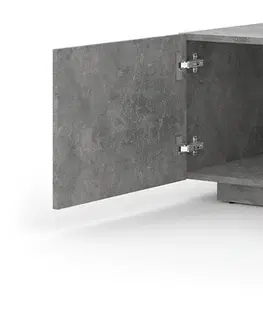 TV stolky ARTBm TV stolek AURA 150 | beton Variant: s LED osvětlením