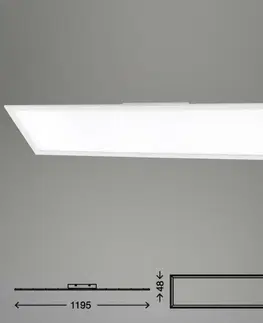 LED stropní svítidla BRILONER CCT svítidlo LED panel, 119,5 cm, 3800 lm, 36 W, bílé BRILO 7196-016