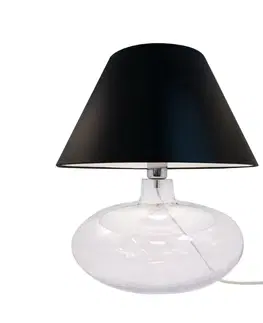 Designové stolní lampy ZUMALINE Stolní lampa ADANA čirá 5519BK