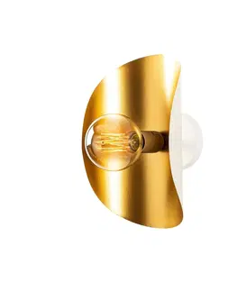 Svítidla Opviq Nástěnná lampa Sivani VI bílá/zlatá