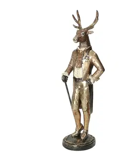 Figurky a sošky Dekorace Sir Deer výška 54cm