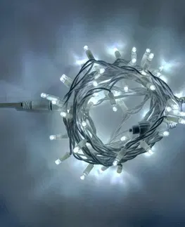 LED řetězy DecoLED LED světelný řetěz, 5m, ledově bílá, 60 diod, IP67 SKNX005