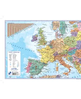 Hračky KARTON PP - Podložka na stůl 60x40 cm Evropa
