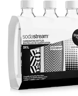 Sodastream a další výrobníky perlivé vody SodaStream láhev TriPack 1l Fuse Black&White