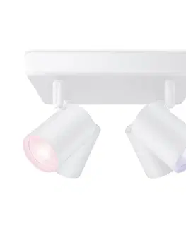 Moderní bodová svítidla WiZ Imageo bodové LED svítidlo 4x GU10 4,9W 345lm 2200-6500K RGB IP20, bílé
