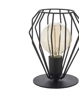 Lampy  Stolní lampa BRYLANT BLACK 1xE27/60W/230V 
