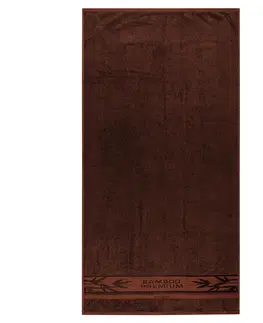 Ručníky 4Home Osuška Bamboo Premium tmavě hnědá, 70 x 140 cm