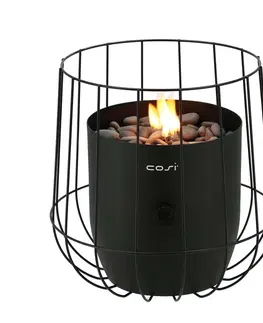 Zahradní lampy Plynová lucerna Cosiscoop Basket - černá COSI