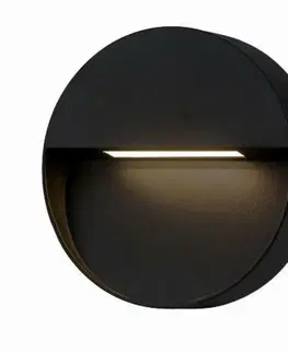 LED venkovní nástěnná svítidla AZzardo AZ4366 venkovní nástěnné svítidlo CASORIA R černá