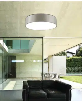 Moderní stropní svítidla Nova Luce Moderní přisazené stropní svítidlo Finezza v několika variantách - 3 x 10 W, pr. 500 mm, šedá NV 550404