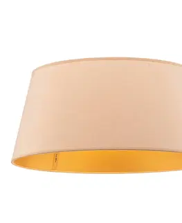 Stínidlo na lampu Duolla Stínidlo na lampu Cone výška 22,5 cm, ecru/zlatá
