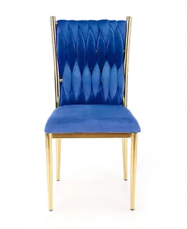 Židle Jídelní židle K436 Halmar Modrá