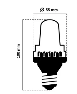 LED žárovky DecoLED LED žárovka - FLASH, ledově bílá, patice E27