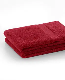 Ručníky Bavlněný ručník DecoKing Mila 30x50cm červený, velikost 30x50