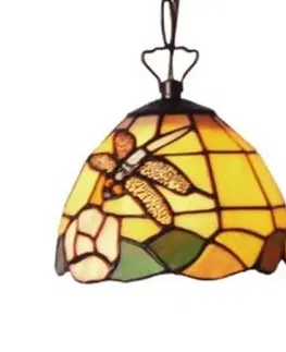 Závěsná světla Artistar Dekorativní závěsné svítidlo ve stylu Tiffany LIBELLE