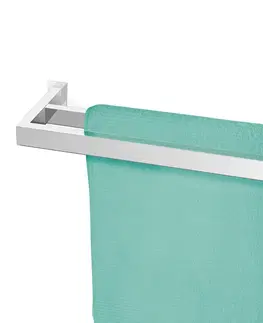 Koupelnový nábytek Závěsná tyč na ručníky dvojitá LINEA nerezová broušená ZACK
