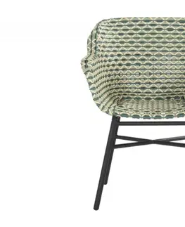 Zahradní židle a křesla Delphine zahradní jídelní židle - výplet Green Mint