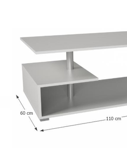 Konferenční stolky LETI konferenční stolek, bílý