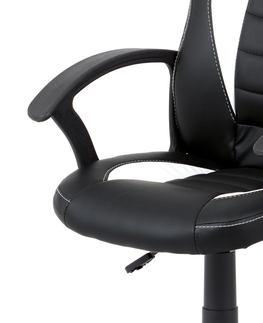 Kancelářské židle Dětská kancelářská židle GALLINAGO, bílá/černá