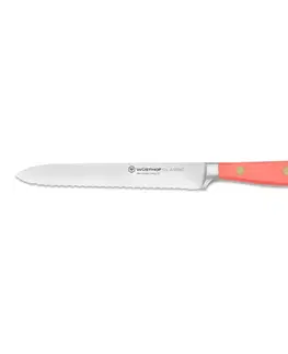 Kuchyňské nože Nůž na uzeniny Wüsthof CLASSIC Colour - Coral Peach 14 cm