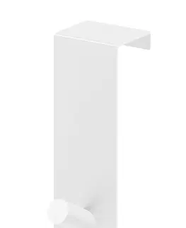 Koupelnový nábytek ZACK Háček na dveře nerezový bílý exit 4,1 cm