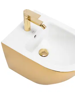 Koupelna REA Bidet Carlo Mini zlatá/bílá REA-C2288