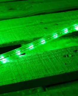Světelné kabely DecoLED LED hadice - 1m, zelená