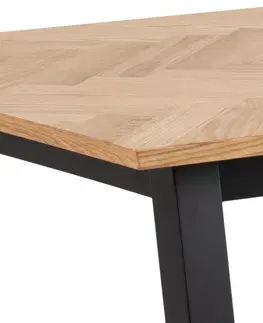 Jídelní stoly Actona Jídelní stůl Brighton 180 cm dub/černý