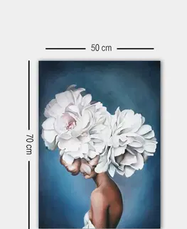 Obrazy Hanah Home Obraz BLOSSOMING WOMAN 50x70 cm