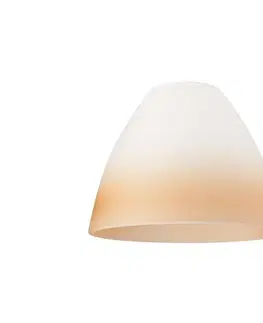 Lampy  Náhradní sklo TULIPAN E27 100x130 mm oranžová 