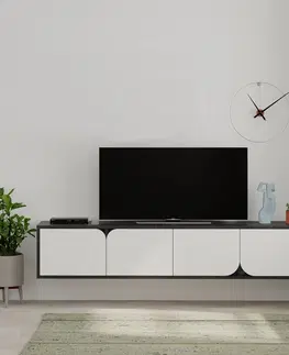 TV stolky 3kraft Televizní stolek Spark bendir/bílý