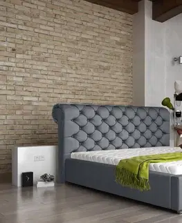 Designové postele Confy Designová postel Myah 180 x 200 - různé barvy