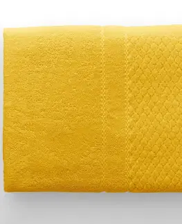 Ručníky AmeliaHome Ručník RUBRUM klasický styl 30x50 cm žlutý, velikost 50x90