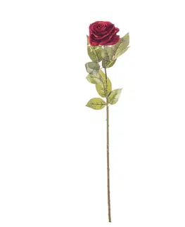 Umělé květiny Květina um. Red Rose 67cm