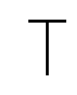 Designová nástěnná svítidla Artemide Alphabet of Light - velké písmeno T 1201T00A