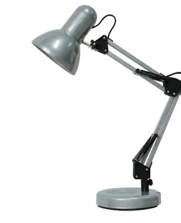Lampičky Rabalux 4213 Samson stolní lampa stříbrná, 49 cm