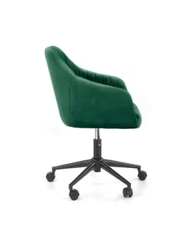 Kancelářské židle HALMAR Kancelářské křeslo FRESCO zelené