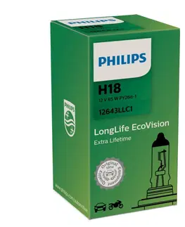 Autožárovky Philips H18 12V 65W PY26d-1 LongLife 1ks 12643LLC1