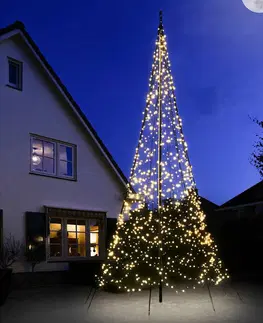 Vánoční venkovní dekorace Fairybell Vánoční stromek Fairybell, 6 m, 1200 blikajících LED diod