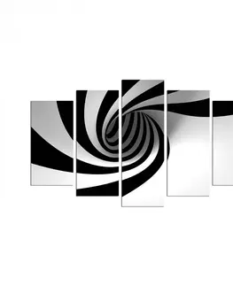 Obrazy Hanah Home Vícedílný obraz Spirála 110x60 cm
